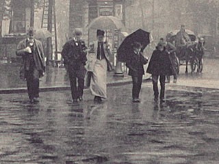 A Wet Day On The Boulevard — Paris