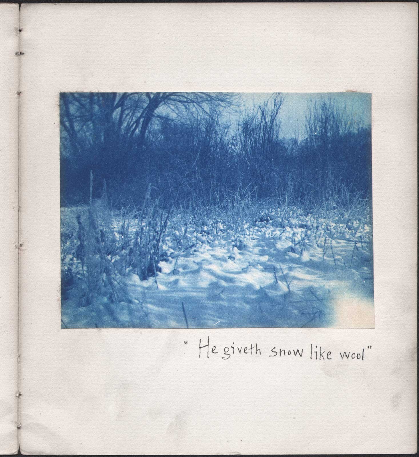 He Giveth Snow Like Wool