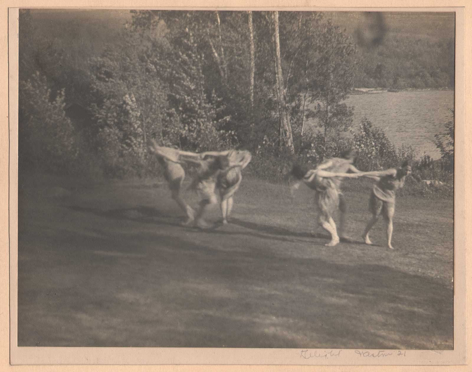 Two Groups of Three Dancers