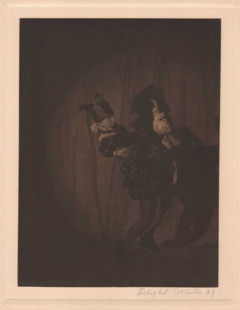 Dancer Spotlit on Stage