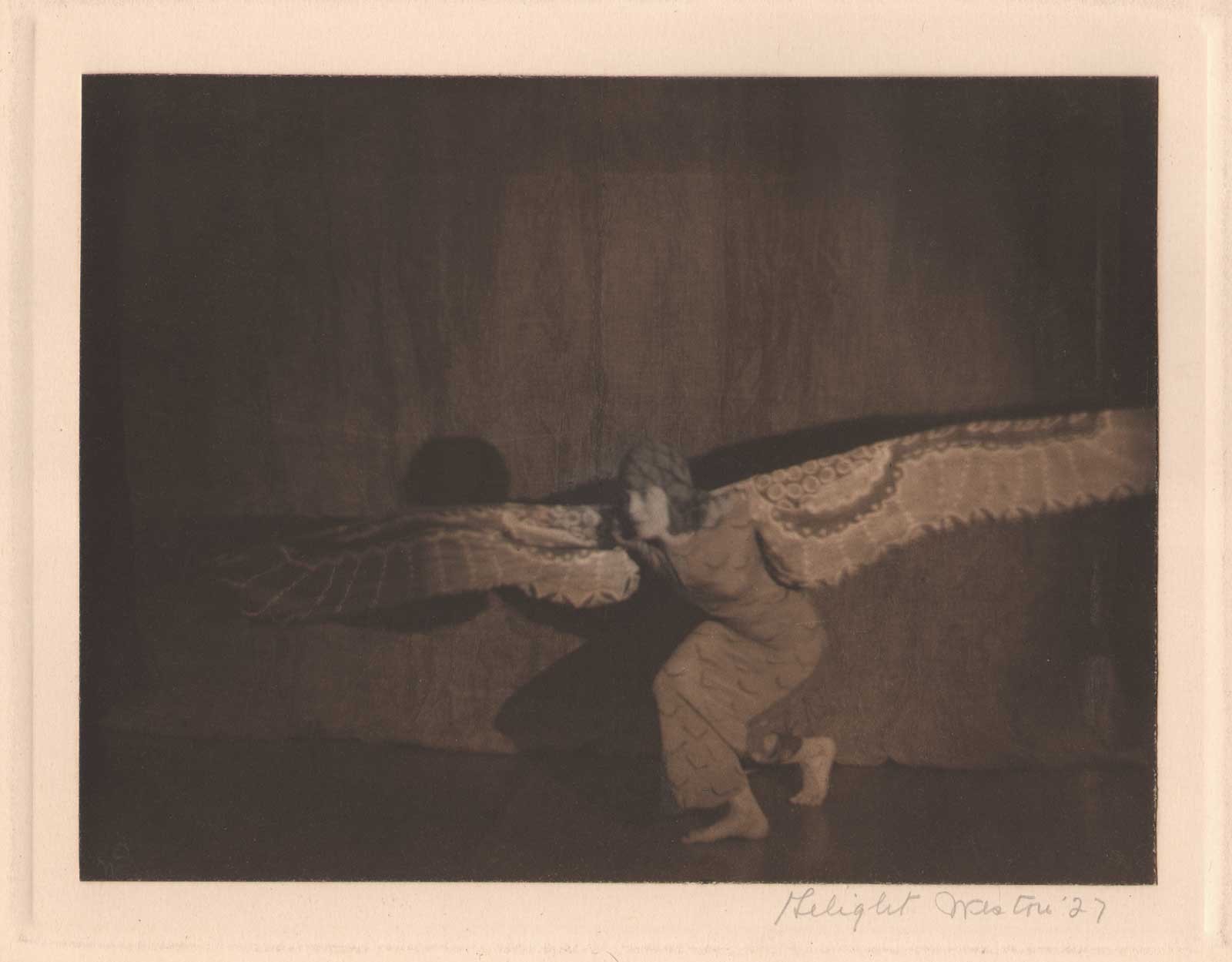 Winged Dancer on Stage