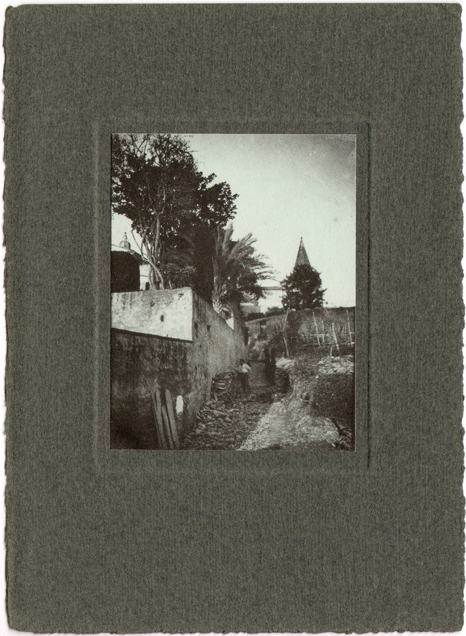 Man Working in Alleyway