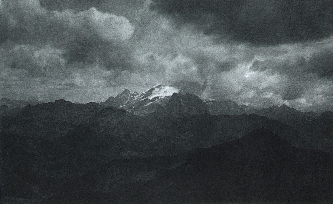 Gewitterabend in den Dolomiten