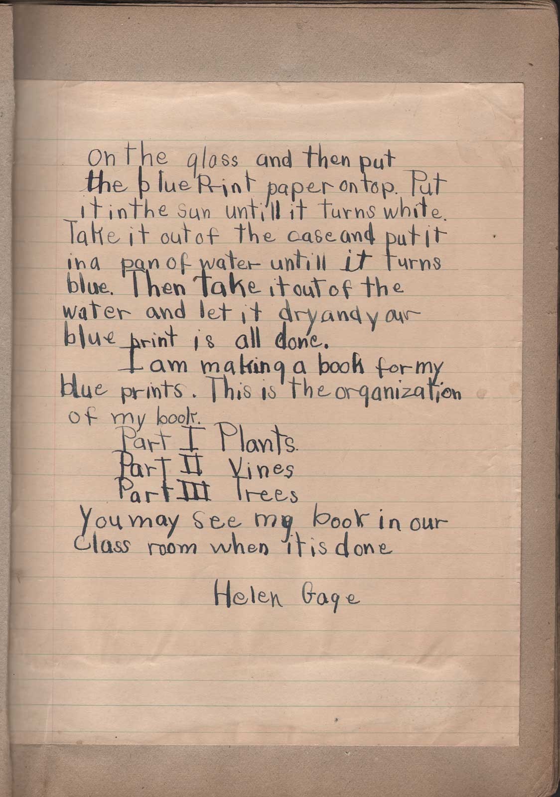 Record of my Blue Prints (Continued)