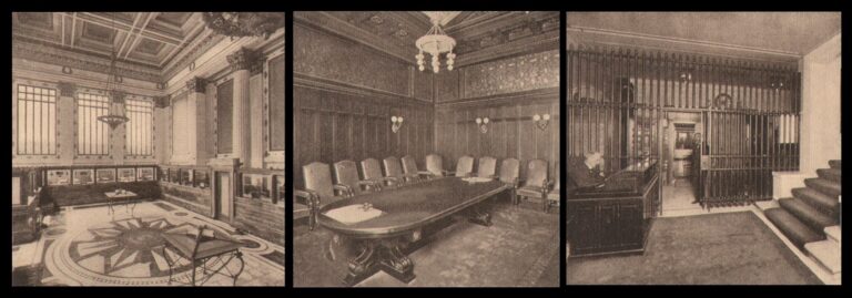 Rochester Trust & and Safe Deposit Co. Interior Views