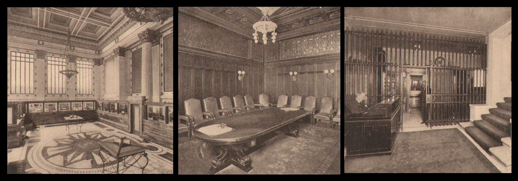 Rochester Trust & and Safe Deposit Co. Interior Views