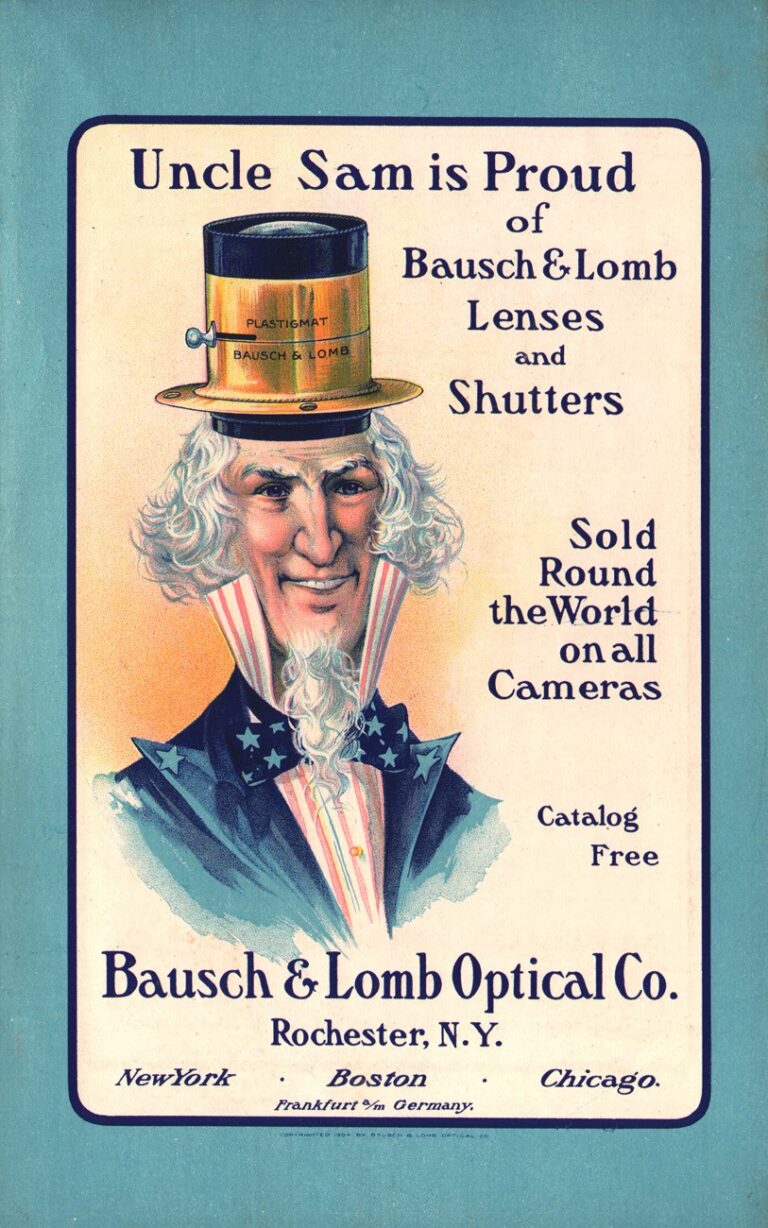 Uncle Sam is Proud of Bausch & Lomb Lenses and Shutters