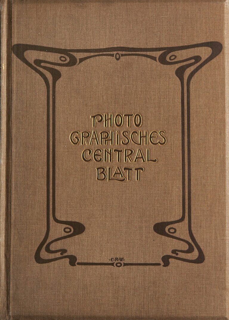 Journal Board Cover: Photographisches Centralblatt 1899