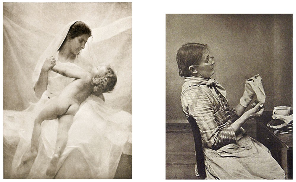 Diptych: Amour maternel & Bien embarrassée