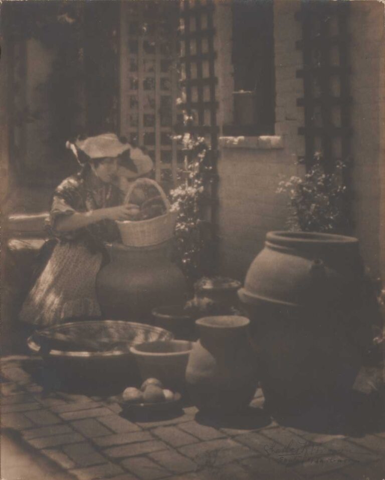 Peasant Girl at Market