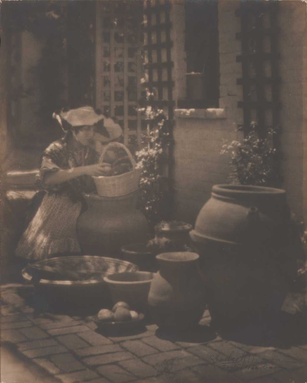 Peasant Girl at Market