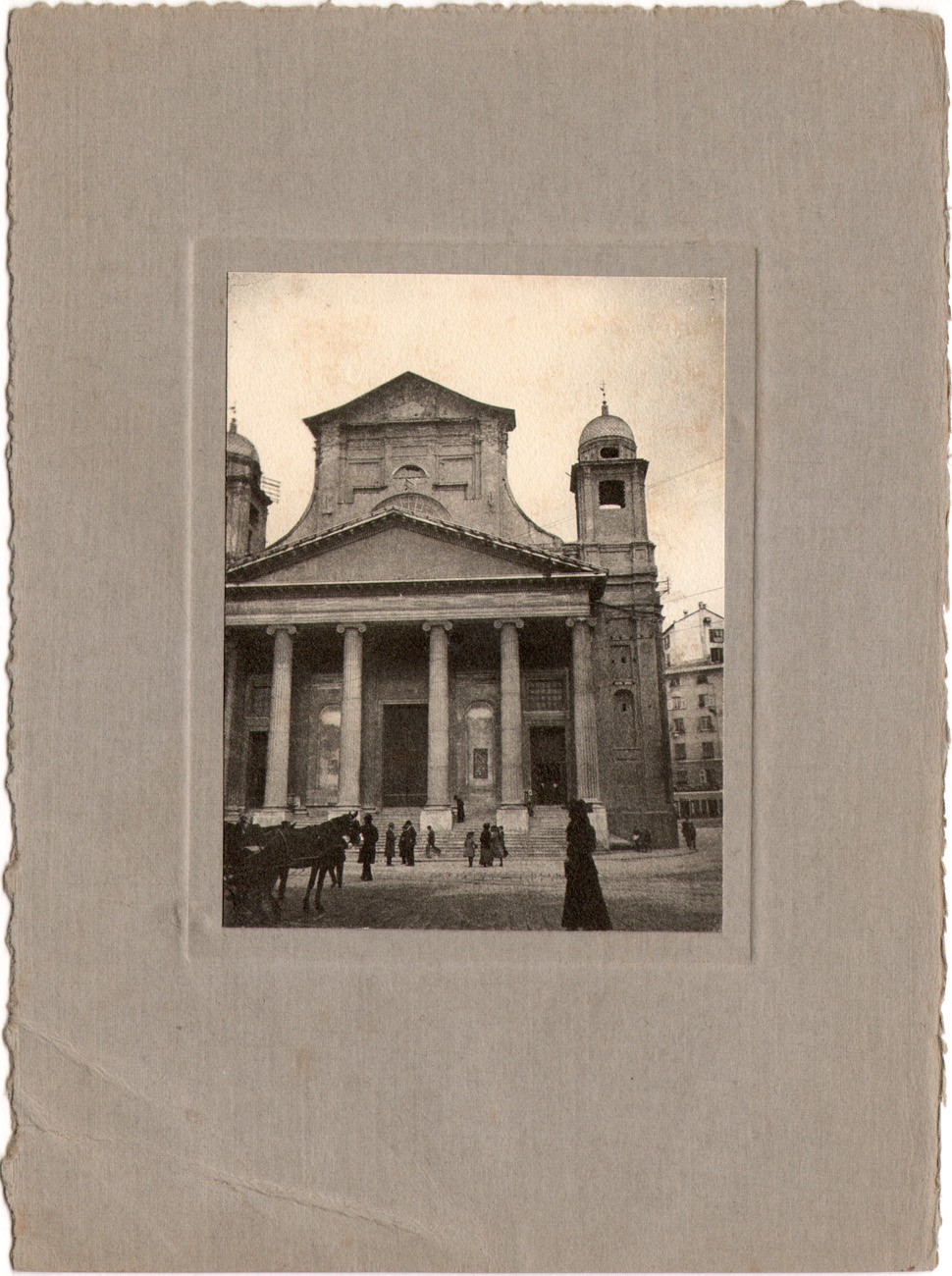 Streetscape in front of Church