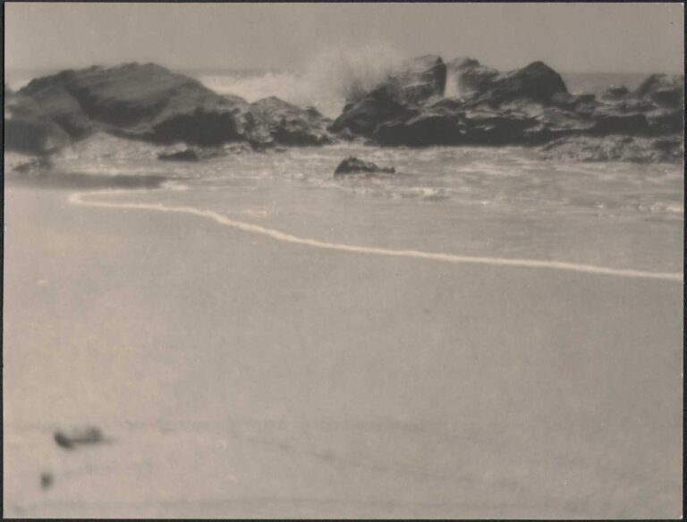 Sea Foam Line on Beach