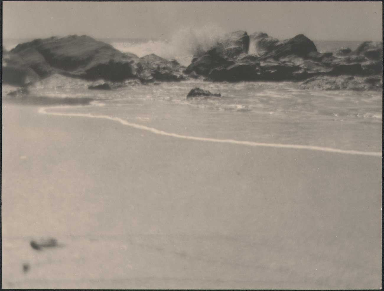 Sea Foam Line on Beach