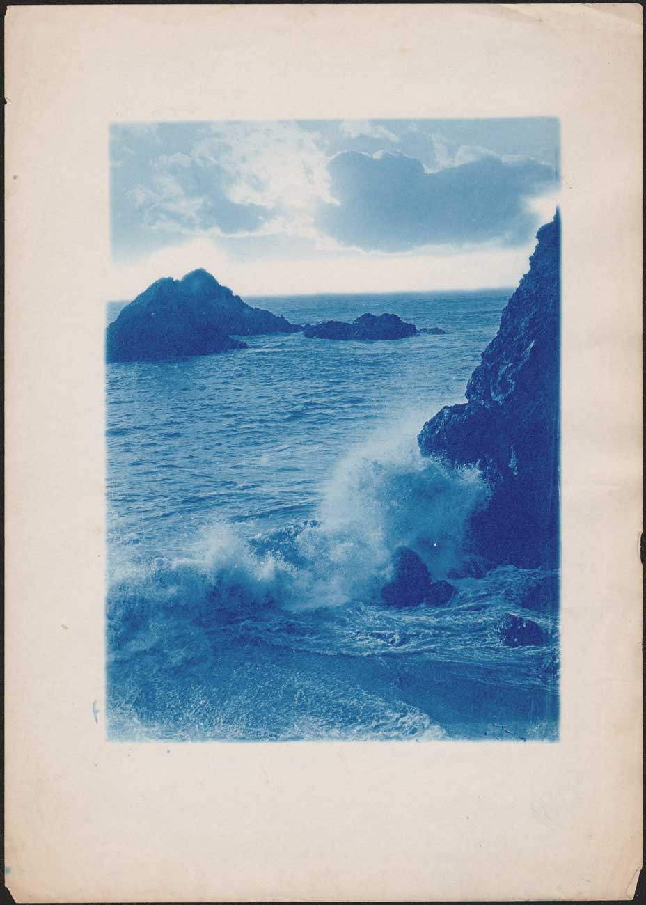 Coastline with Rocks & Wave Action