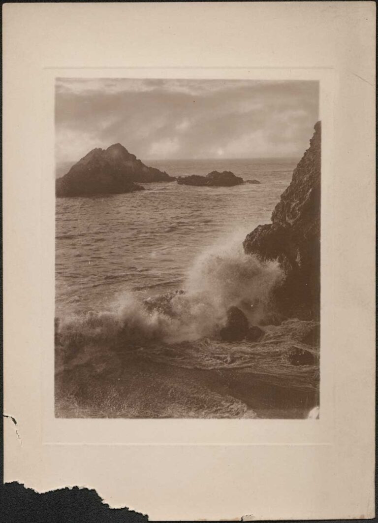 Coastline with Rocks & Wave Action