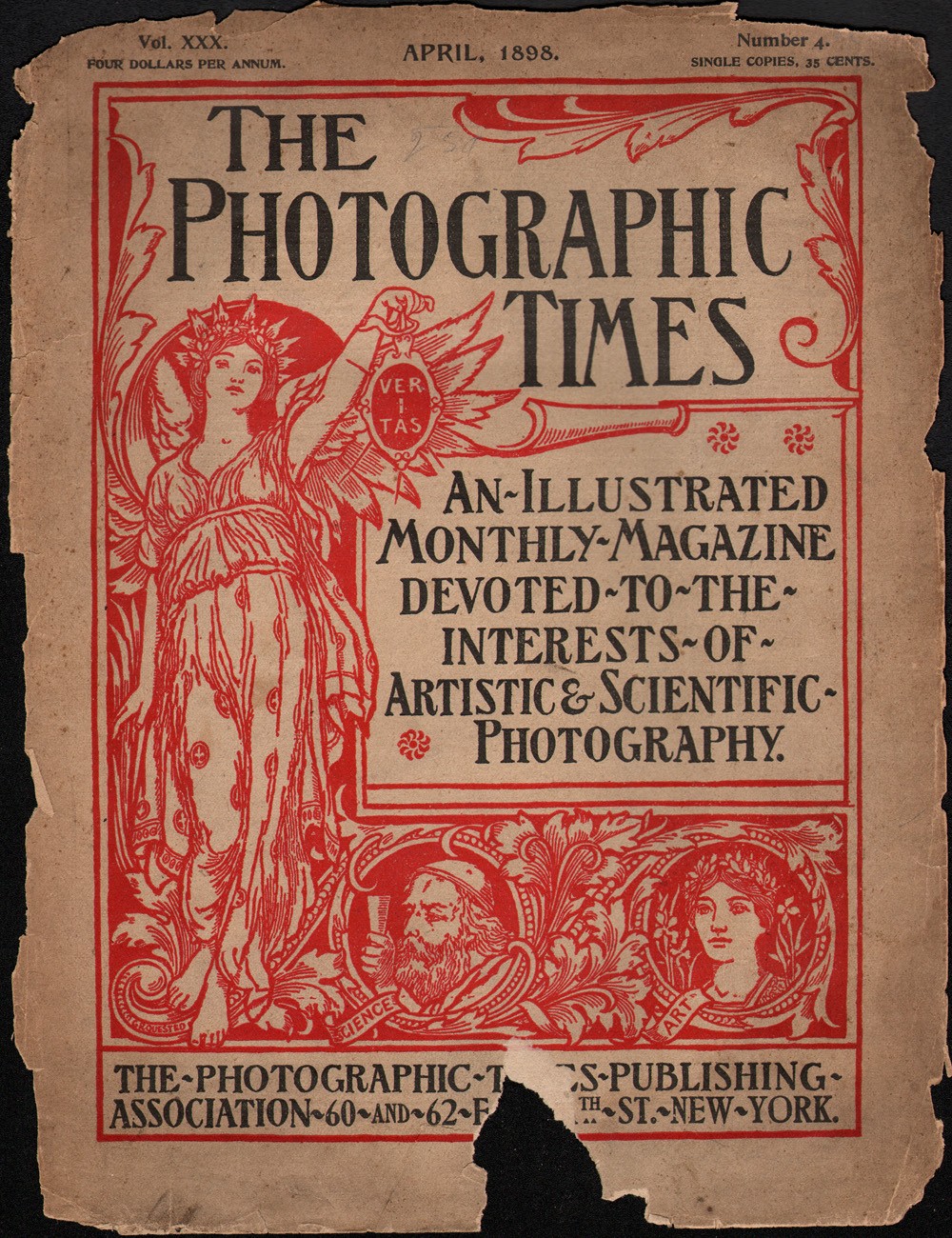 Cover: The Photographic Times: April, 1898