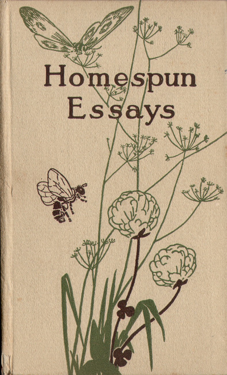 Volume Cover: Homespun Essays