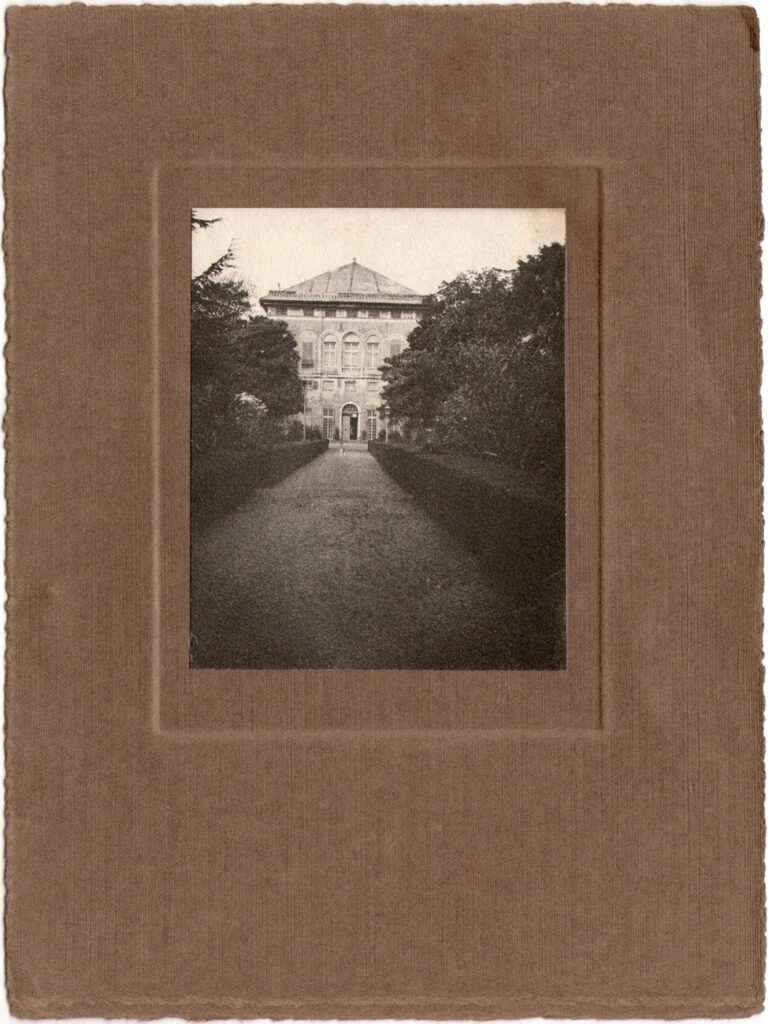 Building with Windows Inset with Crosses