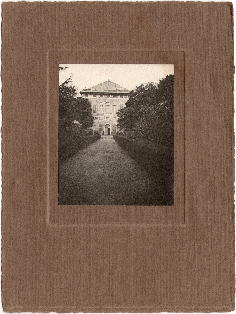 Building with Windows Inset with Crosses