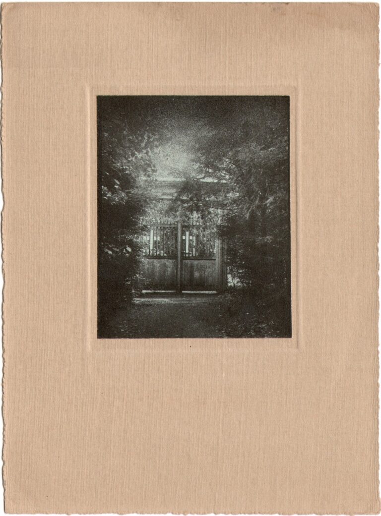 Gate with Inset Crosses