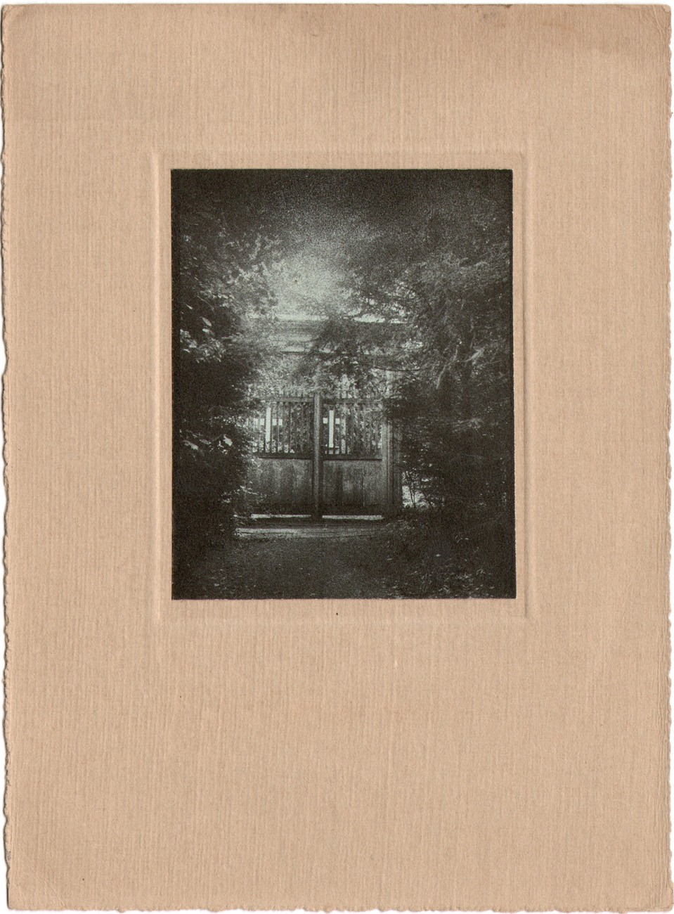 Gate with Inset Crosses