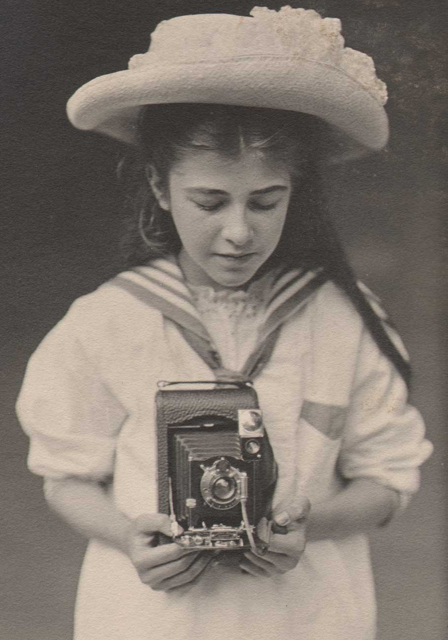 Dorothy Tucker with Kodak