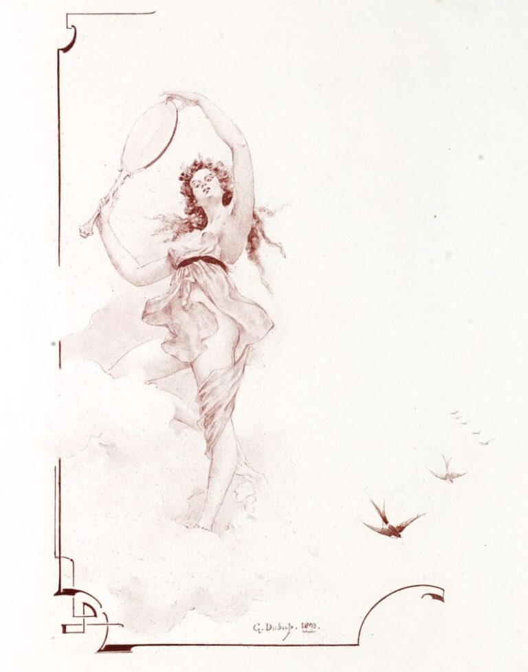 Catalogue Cover by Guillaume Dubufe