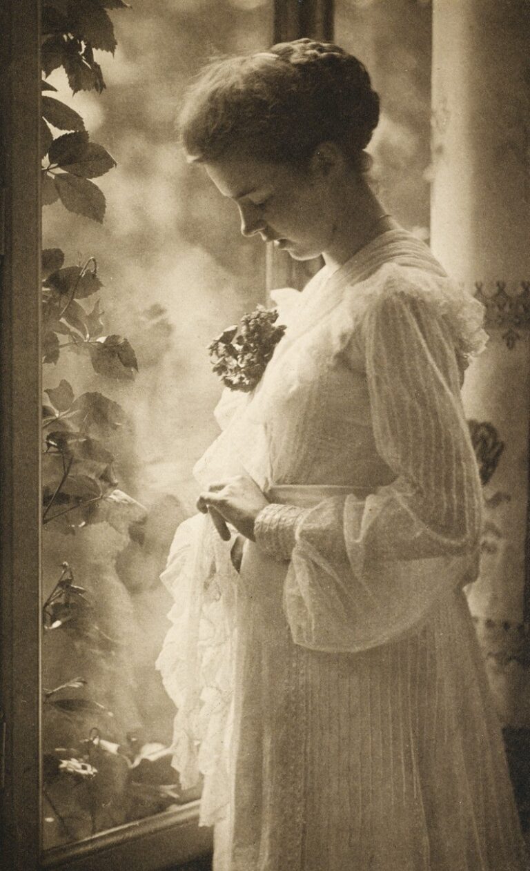 Unidentified Woman next to Window
