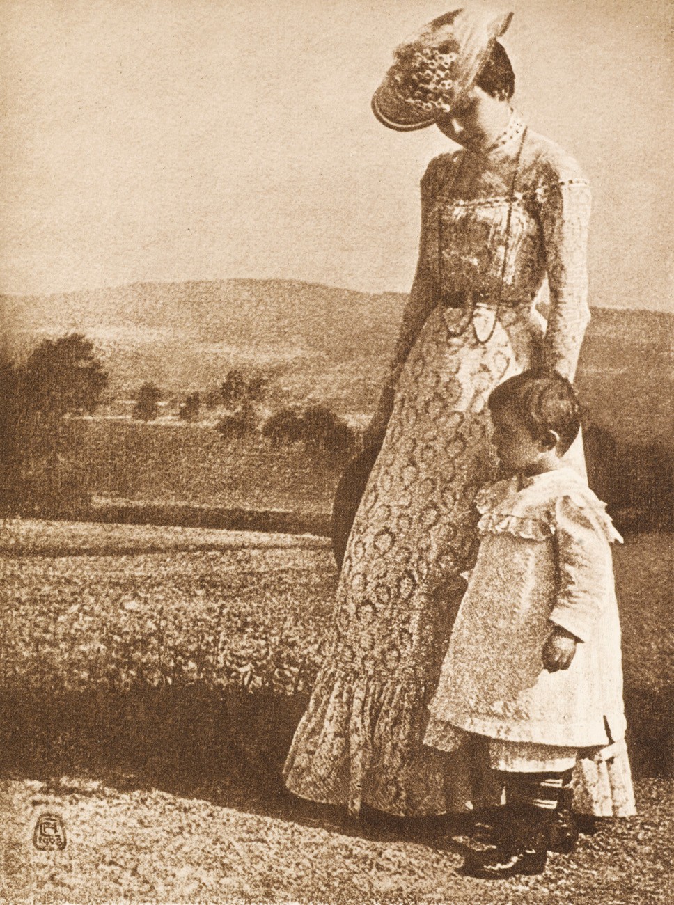 Porträt in Landschaft