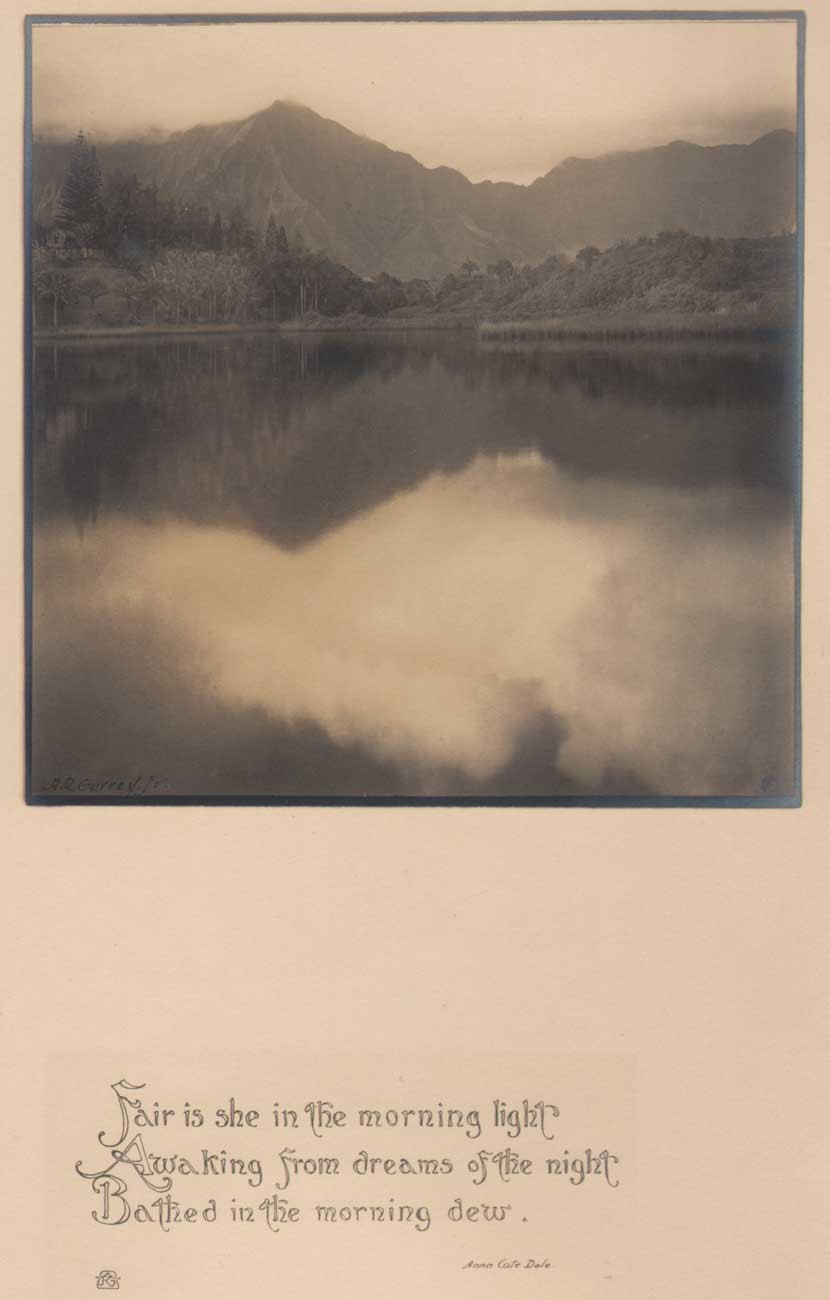 Fair is she in the morning light…