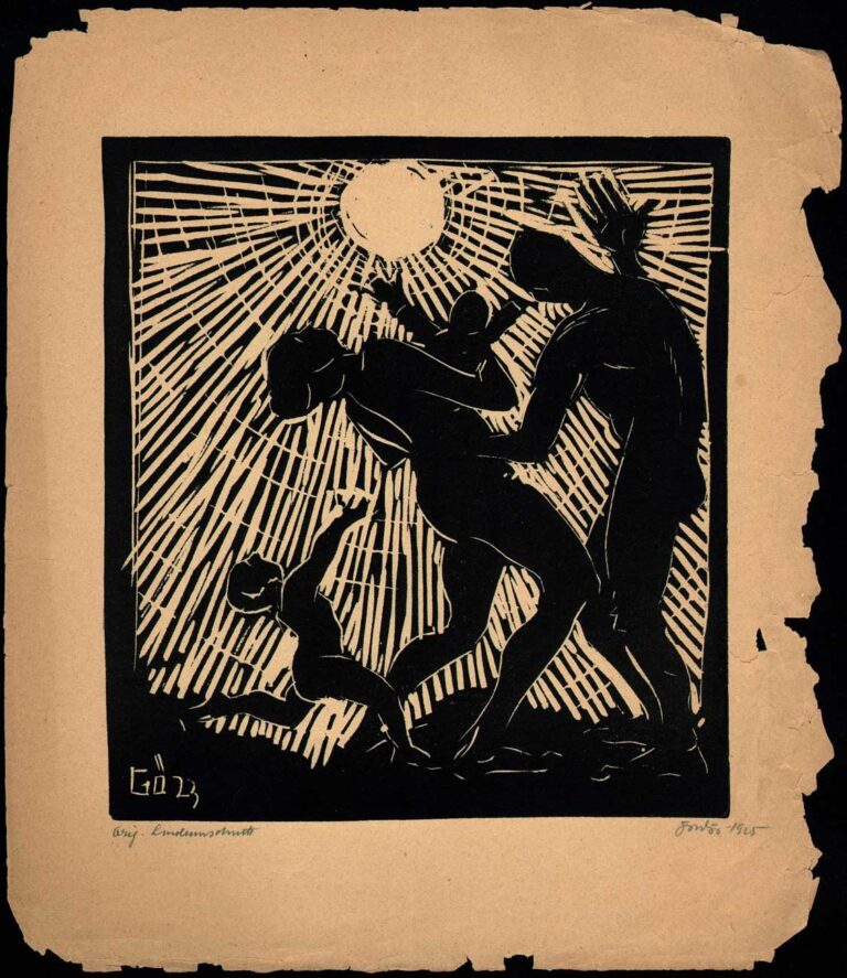 Family in an Explosion of Light