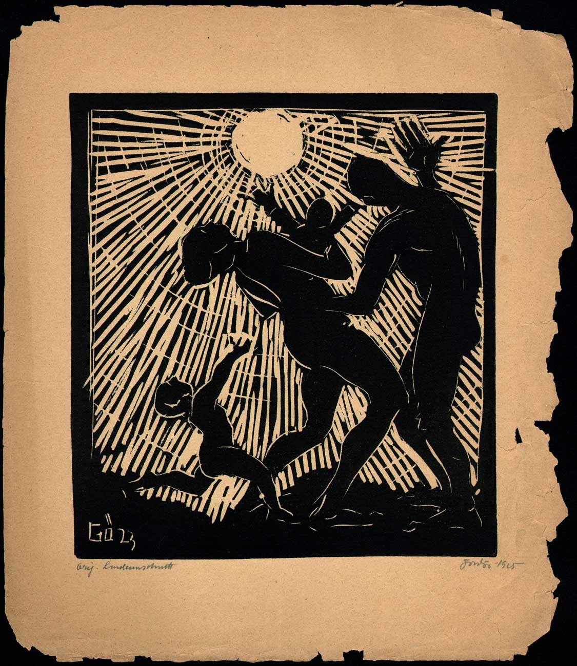 Family in an Explosion of Light