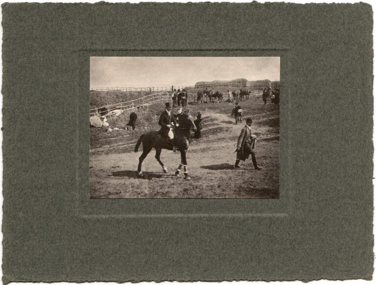 Mounted Rider at Fox Hunt Gathering