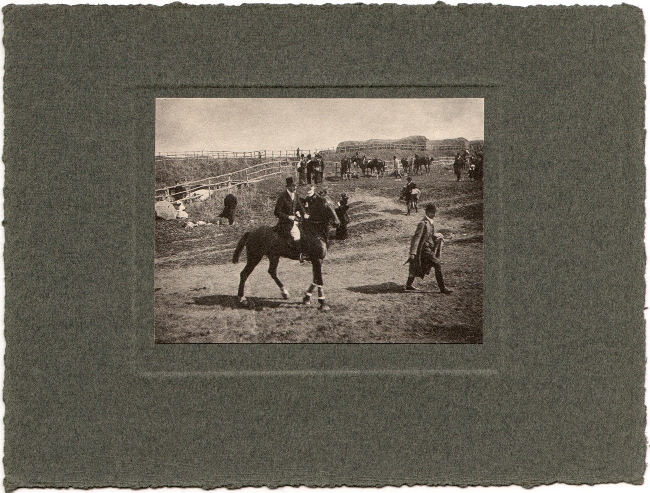 Mounted Rider at Fox Hunt Gathering