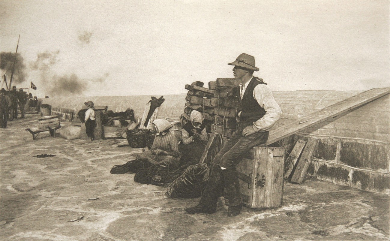 Auf der Mole in Allinge