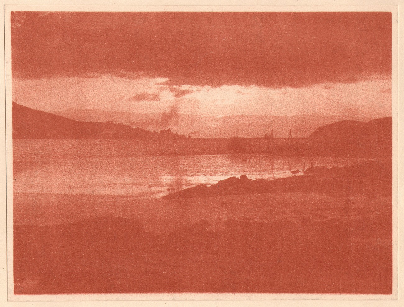 Beach With View of Harbor