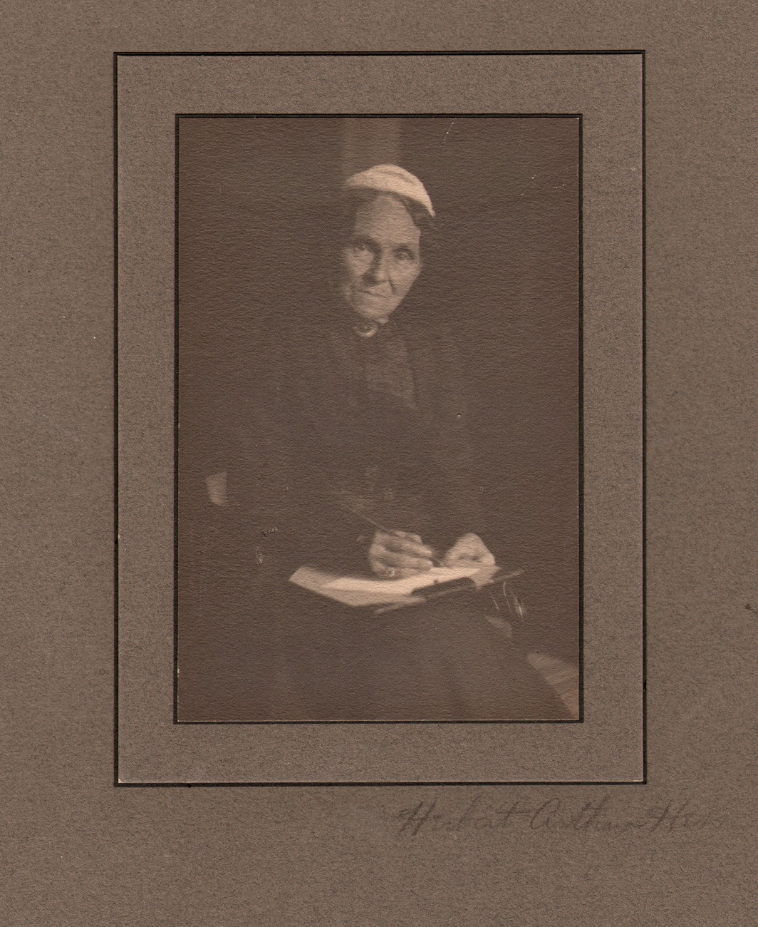 Portrait of Woman Writing