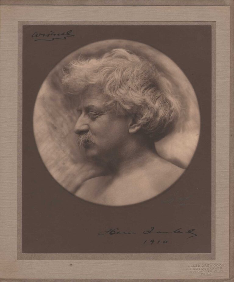 Horace Traubel: Roundel Portrait