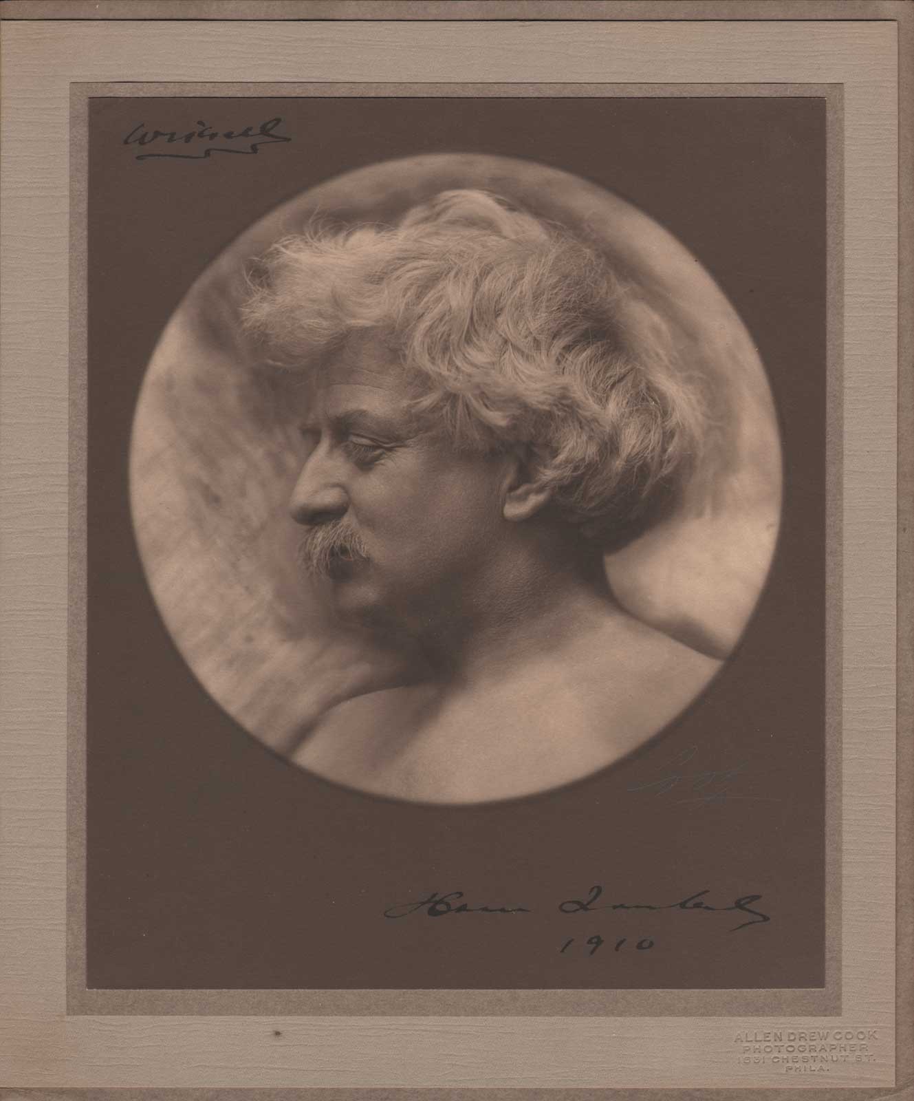 Horace Traubel: Roundel Portrait