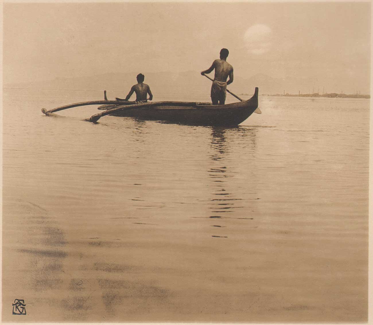 In measured tones subdued and low…