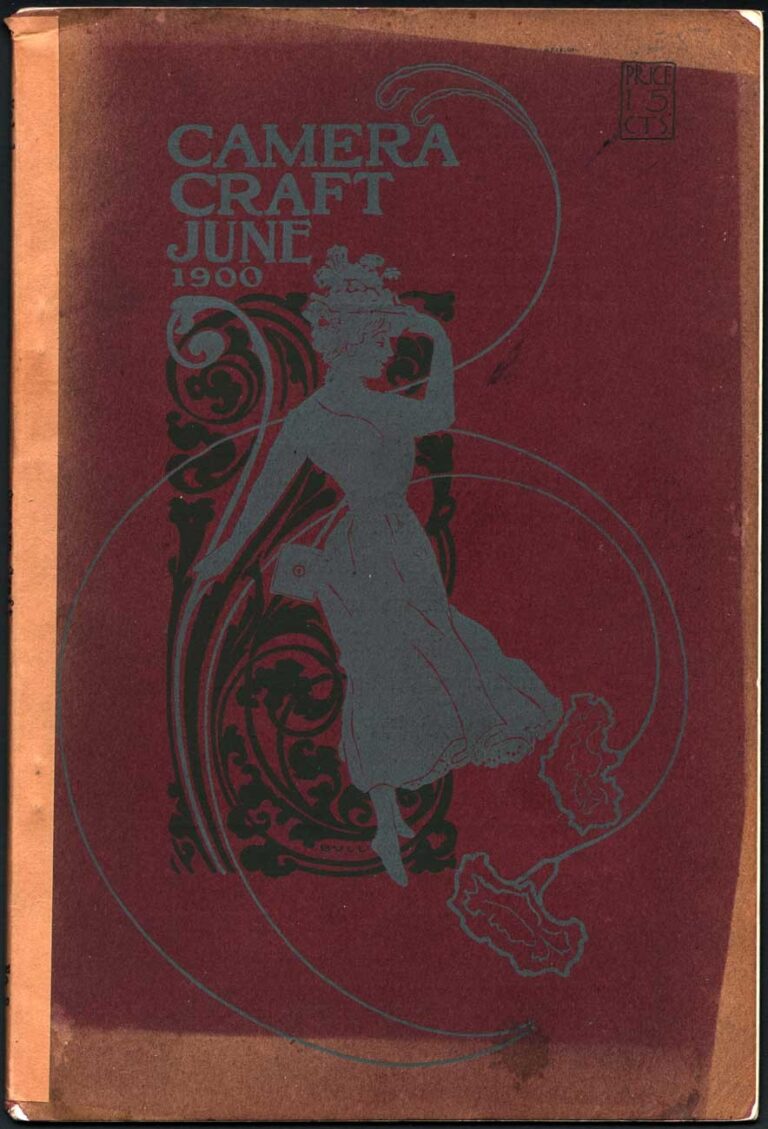 Cover: Camera Craft Magazine 1900
