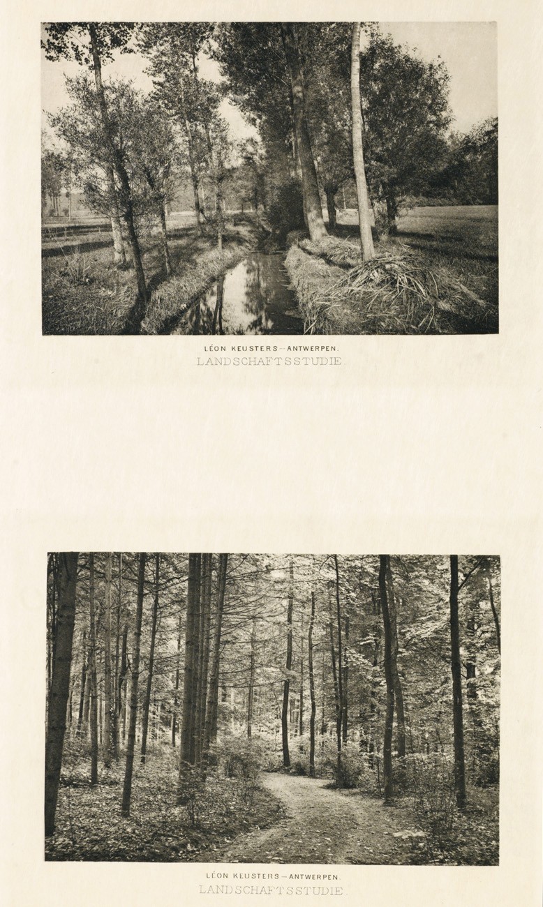 Diptych: Landschaftsstudie & Landschaftsstudie