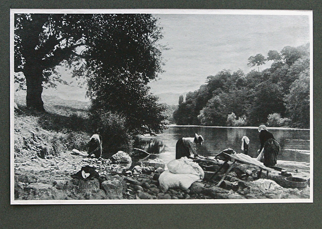 Lavandières à Cambo