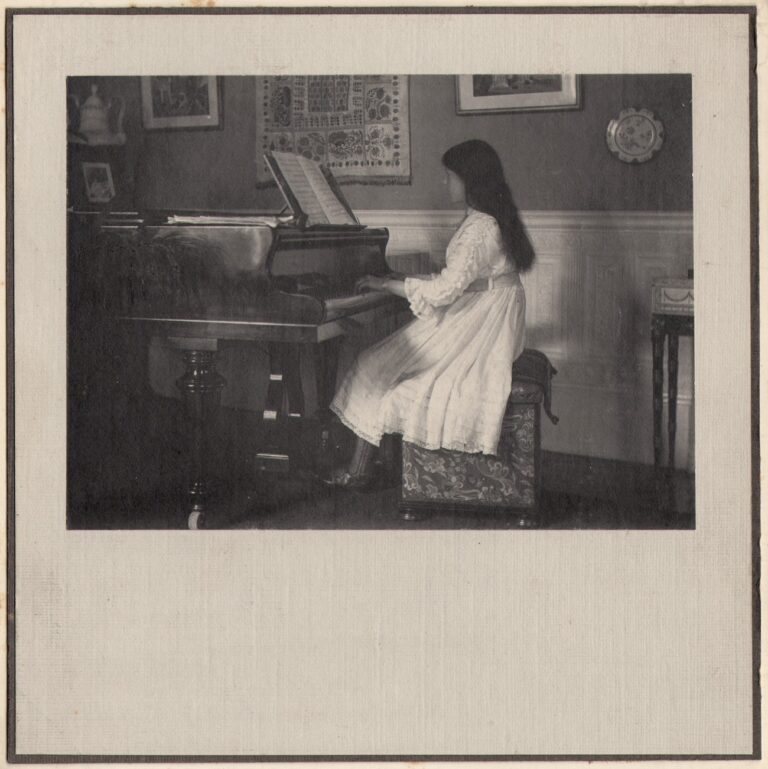 Young Girl At Piano