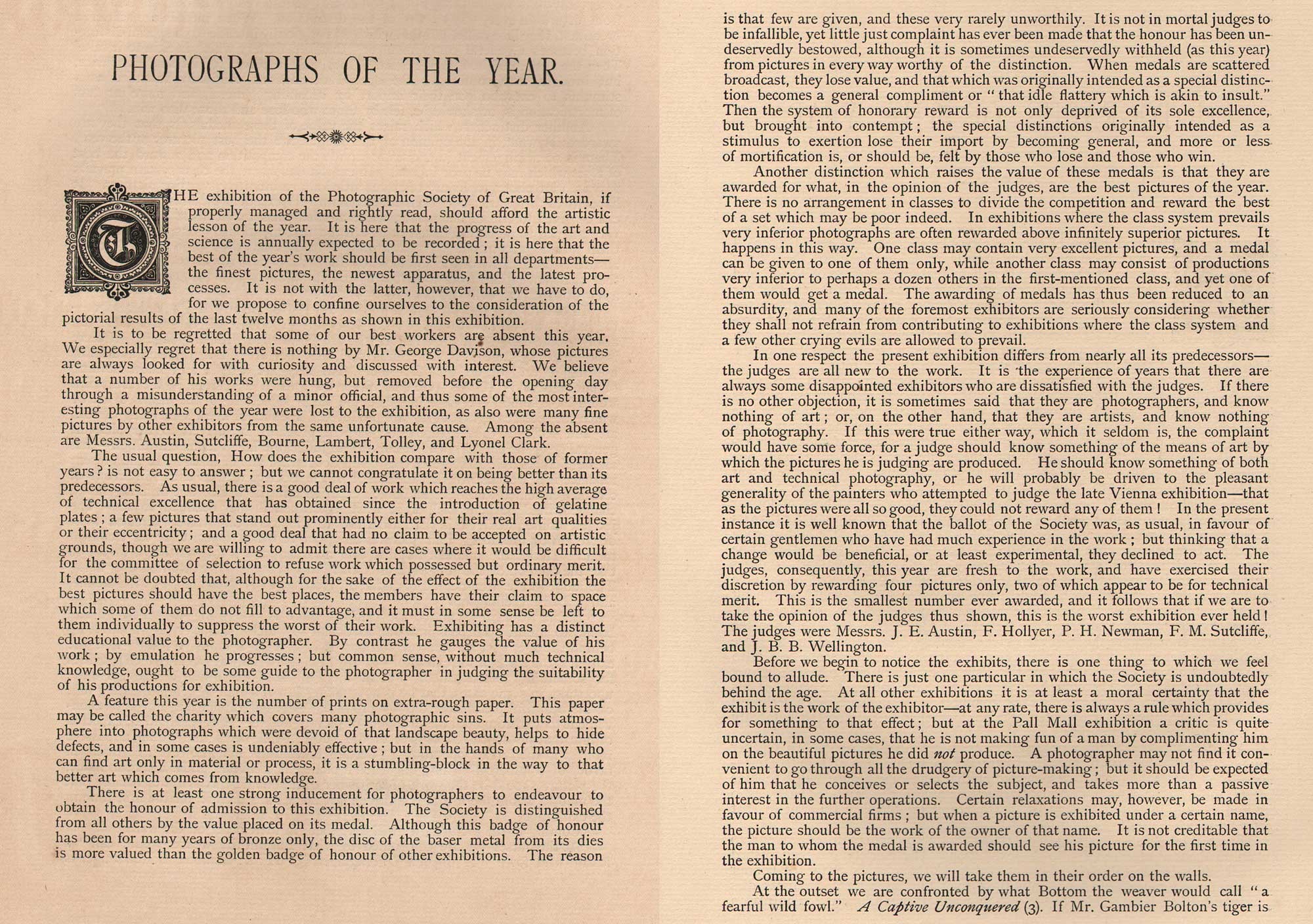 Photographs of the Year Commentary: 1-2