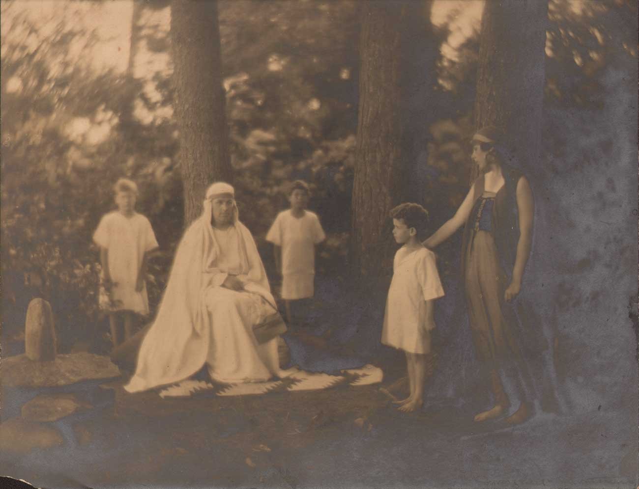 Hannah Leaving Samuel in Temple