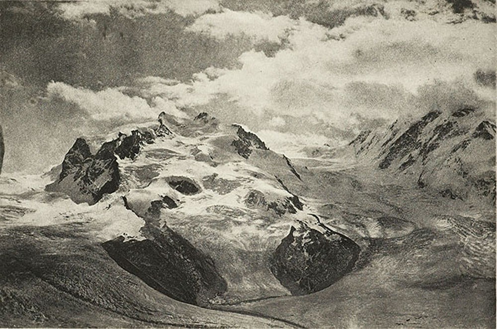 Un Orage au Mont-Rose 