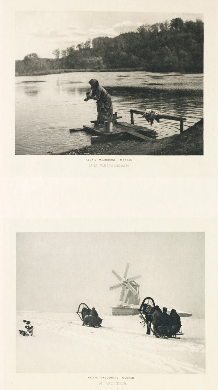 Diptych: Wäscherin & Im Winter