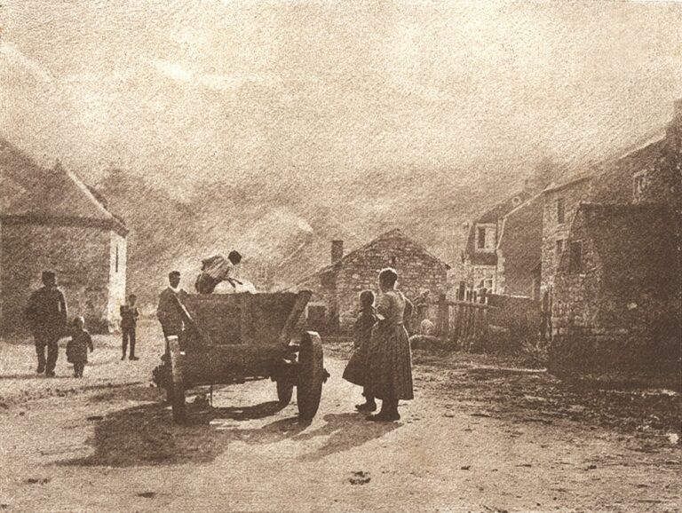 Aufnahme von Léonard Misonne in Gilly